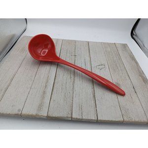 Hutzler Solid Serving Ladle Soup Spoon Melamine 11" Red No 525